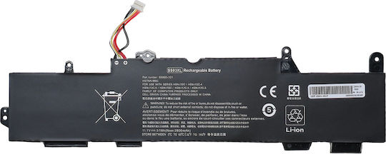 Powertech Съвместима Батерия за HP EliteBook / ZBook Hp Elitebook 735/745/755/830/836/840/846 G5 с 2800mAh