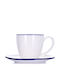 Duka Kaffeetasse aus Porzellan Weiß 200ml