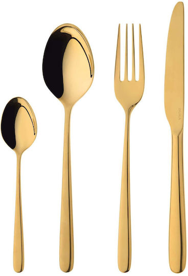 Duka Gold Stainless Steel Cutlery Set 24 Pieces