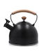 Duka Aluminium Teekessel Schwarz 2500ml