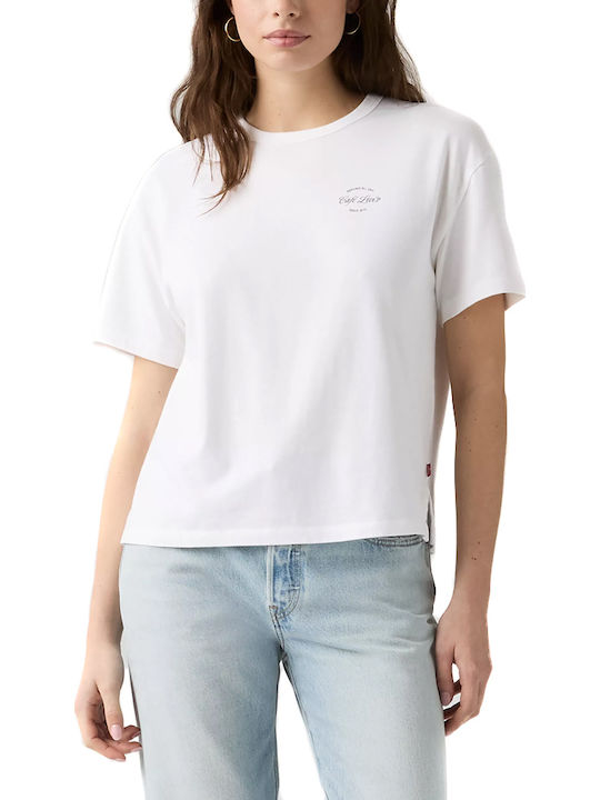 Levi's T-Shirt Καφε- Λευκο- Πρασινο