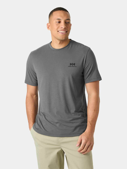Helly Hansen Рециклирана блуза с къс ръкав Grey