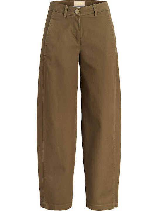 Jack & Jones Kira Women's Fabric Trousers Beech