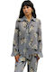 Long Sleeve Women's Shirt Grey