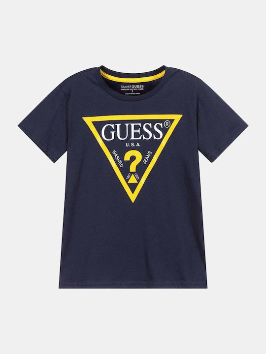 Guess Kinderoberteile T-Shirt Dunkelblau Core