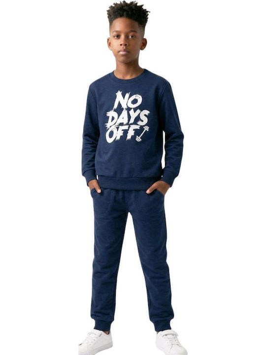 Kids Sweatpants Set Blue