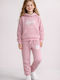 Kids Sweatpants Set Pink