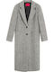 Women's Coat Black-White