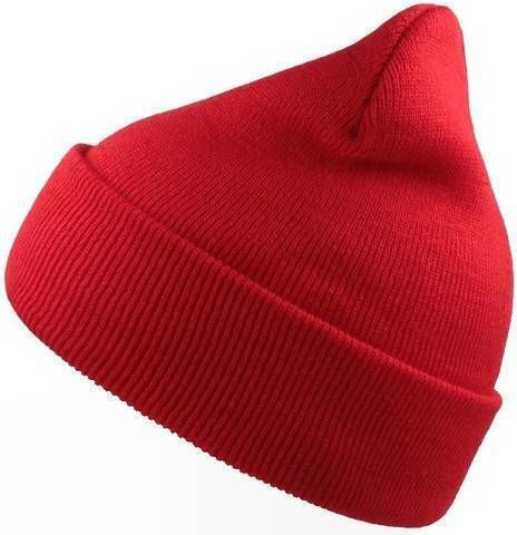 Beanie Unisex Knitted Beanie in Red Colour