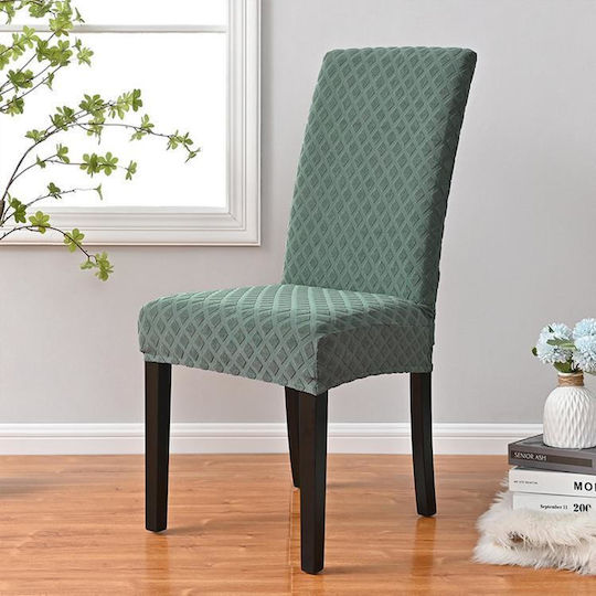 Elastische Abdeckung Für Stuhl Grün Matcha 45cm