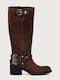 Suede Damenstiefel Braun FLTMATSUE11