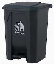 Temno Coș De Gunoi Din Plastic Cu Pedală 100lt Gri Temno Coș De Gunoi Din Plastic Cu Pedală 100lt Gri