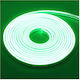 Rixme Waterproof LED Strip 12V Green Light 5m Neon Flex with Power Supply