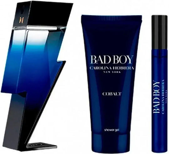 Carolina Herrera Bad Boy Cobalt Duftset mit Eau de Parfum
