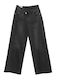 Damen Jeans Hosen in Breit Bein Stil Schwarz