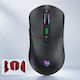 T-Wolf X5 Kabellose RGB Gaming Maus 12800 DPI S...