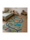 Saray Home Детски Килим Зелен 120x160см