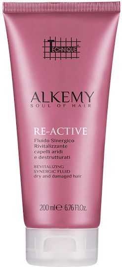 Technique Alkemy Revitalize Synergic Fluid, Leave-in Κρέμα Θεραπεία Αποκατάστασης Για Ξηρά & Ταλαιπωρημένα Μαλλιά Από Βαφές & Styling , 200ml