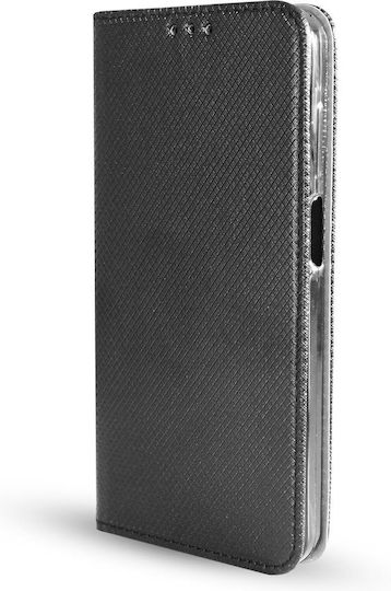 Калъф Книга Кожа / Силикон Черен (Honor X5C Plus)