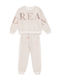 Kids Sweatpants Set Beige