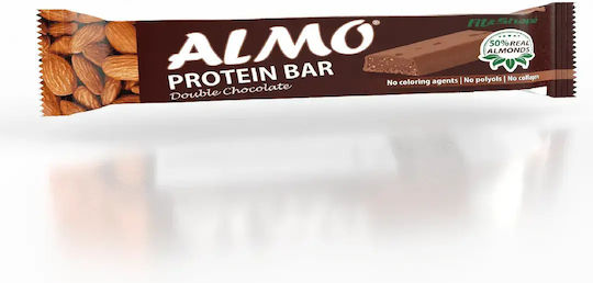 Fit & Shape Proteinriegel mit 50% Proteingehalt & Geschmack Double Chocolate 50g