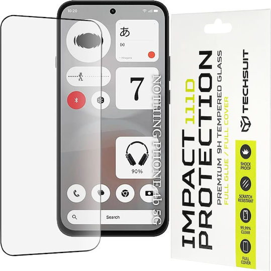 Techsuit 0.33мм Full Glue Стъклен Протектор Full Face (Nothing Phone (4b))