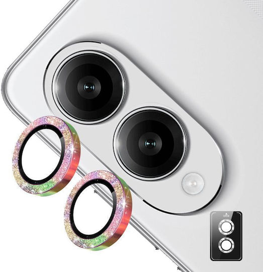 Galaxy Z Fold8 5g Enkay Hat-prince 9h Rear Camera Lens Glitter Aluminium Alloy Tempered Glass Film Colorful