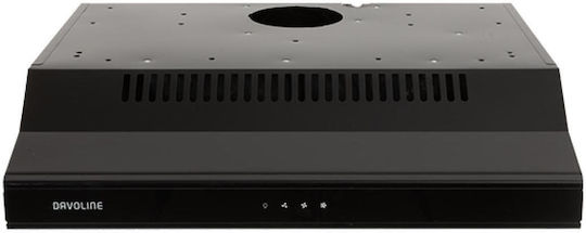 Davoline Olympia Vitra 060 BL Standard Vent Hood 60cm Black