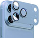 Iphone 18 Pro Enkay Anti-reflection Camera Lens Frosted Armor Aluminium Alloy Tempered Glass Film Light Blue