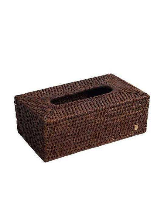 Heho Rattan Tissue Holder Brown 25x14x9cm L473543038