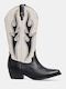 Damenstiefel Cowboy Schwarz