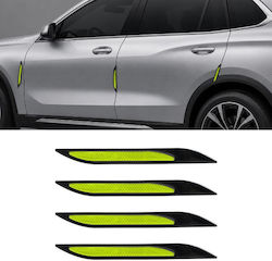 Air Duct Hood Air Sticker Car Decoration 4 Piece Set Green Air Duct Hood Air Sticker Car Decoration 4 Piece Set Green
