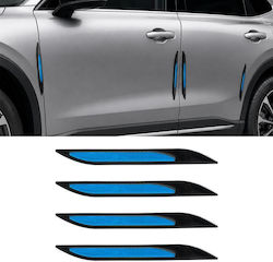 Air Duct Hood Air Sticker Car Decoration 4 Piece Set Blue Air Duct Hood Air Sticker Car Decoration 4 Piece Set Blue