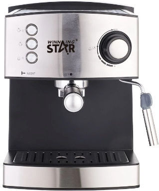 Winning Star Χειροκίνητη Μηχανή Espresso 850W Πίεσης 15bar Καφέ WDS-979-DJO
