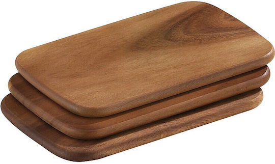 Zassenhaus Zassenhaus Schneidebretter Holz Set 22x15cm 3 Stück