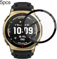 Amazfit T-Rex 3 Pro 44mm 5 Bucăți Pachet Pmma Composite Folie Protectoare Moale Pentru Ecran Cutie De Vânzare Cu Amănuntul Colorată