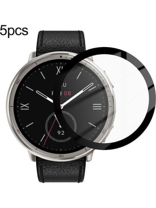 Amazfit Active 2 5 Bucăți Pachet Pmma Compozit Peliculă Protectoare Moale Pentru Ecran Cutie De Vânzare Cu Amănuntul Colorată