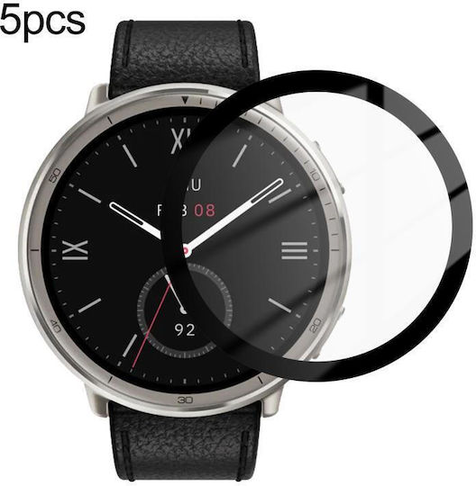Amazfit Active 2 5 Броя Пакет Pmma Composite Мека Защитна Фолио За Екран Кутия За Търговия На Дребно Цветен