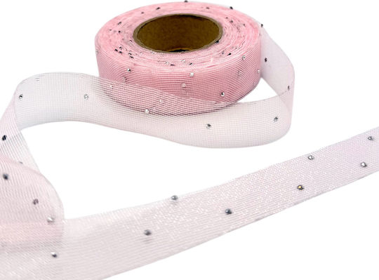 La Vie En Rose Organza Ribbon Pink