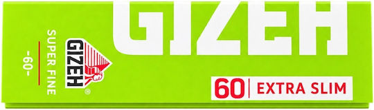 Gizeh Super Fine Хартия за търкаляне на цигари Extra Slim 60 листа 1 бр