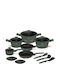 Berlinger Haus Set de Vase de Gătit din Aluminiu cu Acoperire Ceramică 15 Piese