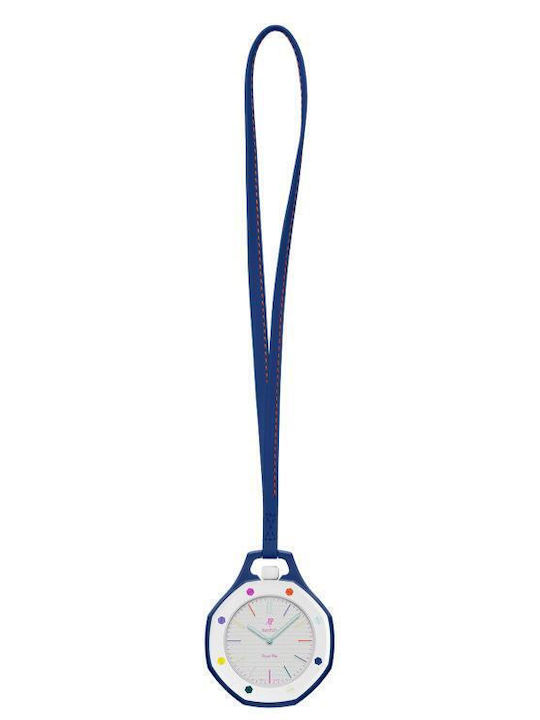 Swatch Royal Pop Xdfind Джобен часовник Корда Калъф Кожа от телешка кожа Размер L 42 см Оранжев