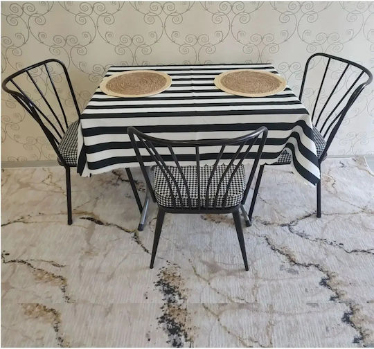 Scaun Bucătărie Metalic Negru