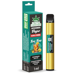 Cretan Cannabis Einweg-E-Zigarette Ice Tea Ohne Nikotin Cretan Cannabis Einweg-E-Zigarette Ice Tea Ohne Nikotin
