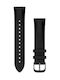 Garmin Curea din piele Quick Release 20 Neagră și Ardezie