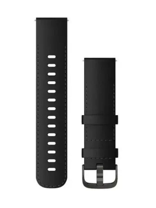 Garmin Кожена каишка Quick Release 22 Черна