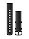 Garmin Lederband Schnellentriegelung 22 Schwarz