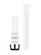 Garmin Silicone Strap Quick Release 20 White Black Hardware