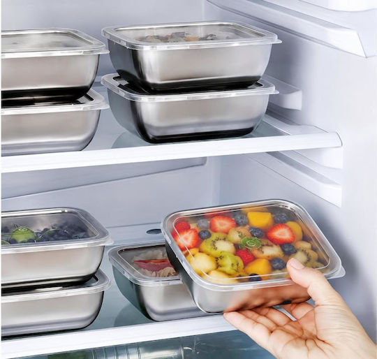 LsCook Inox Λευκά 13.5x10.5cm 5τμχ