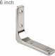 Shelf Bracket Bases in Stainless Steel in Silve...